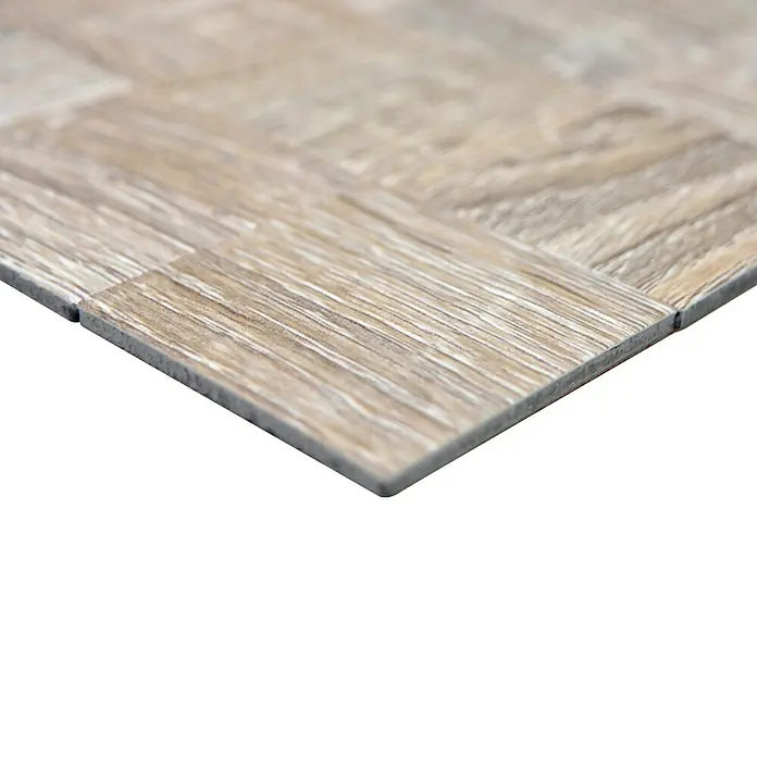 Selbstklebemosaik SAM 4MW99H - 30,5 x 30,5 cm, Hellgrau - Detailaufnahme