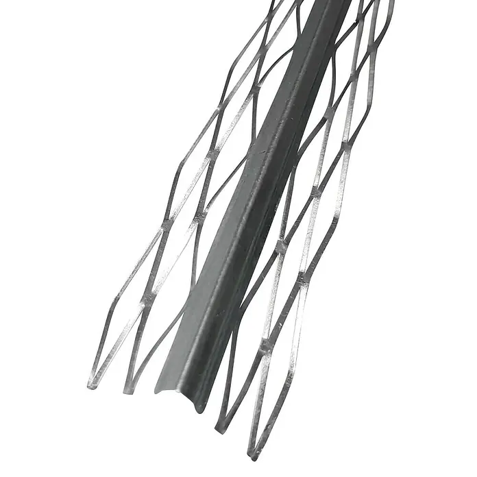 Cantonera zincada - 2,8 m x 2,5 mm x 2,5 mm, Acero, Plateado