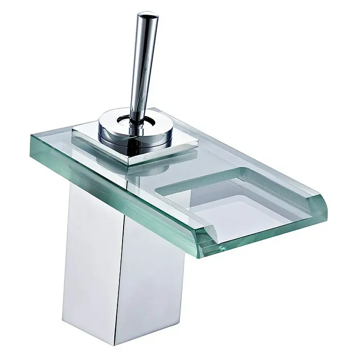 Rousseau Cristali Grifo de lavabo cascada - Cromo