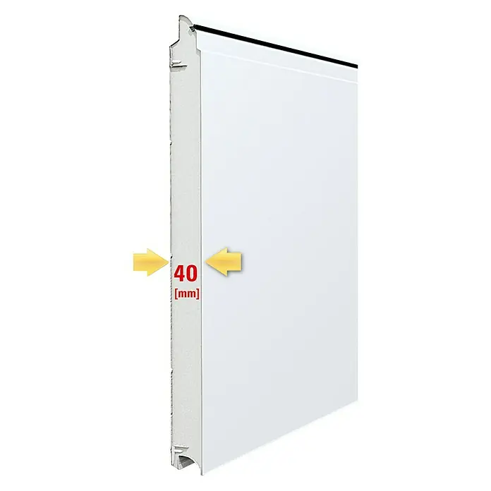 Solid Elements Garagentor Solid Pro - B x H: 2.500 x 2.125 mm, Verkehrsweiß, Glatt