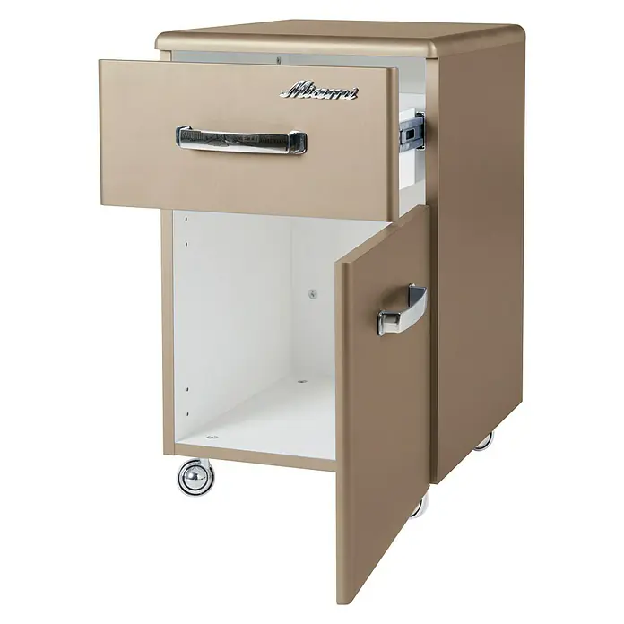 Phönix Miami Rollcontainer - L x B x H: 40 x 36 x 61,4 cm, Taupe, Anzahl Schubladen: 1 Stk. - Linke Seitenansicht