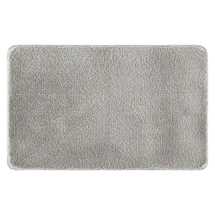 Camargue Badteppich Akela - 100% Polyester, Silber, 50 x 80 cm - Ansicht von oben