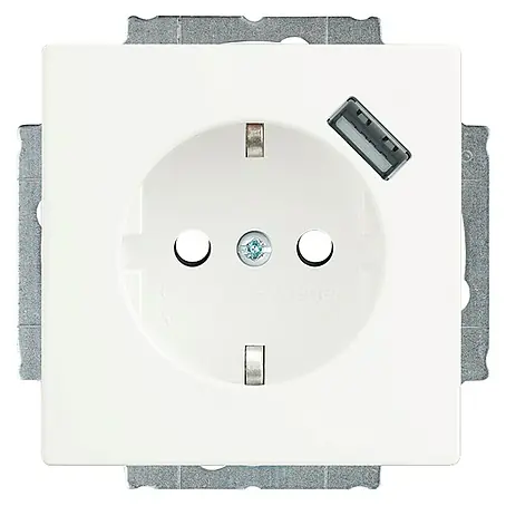 Busch-Jaeger Future Linear USB-Steckdose mit Kindersicherung