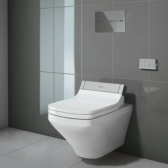 Duravit DuraStyle Wand-WC Vega GH - Mit Spülrand, Ohne Spezialglasur, Spülform: Tief, WC Abgang: Waagerecht, Weiß - Stimmungsaufnahme