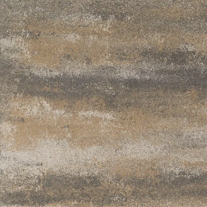 Terrassenplatte Saturn - Muschelkalk, 50 x 50 x 4 cm, Beton - Vorderansicht