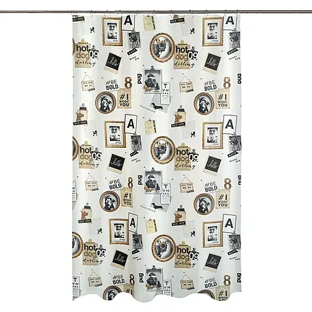 Spirella Cortina de baño textil Pose