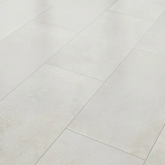 Laminat Sand Beige - 605 x 282 x 8 mm, Fliesenoptik - Linke Seitenansicht