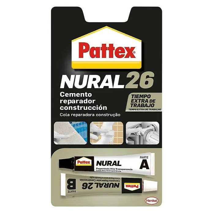 Pattex Adhesivo bicomponente Cemento Nural 26 - 11 ml