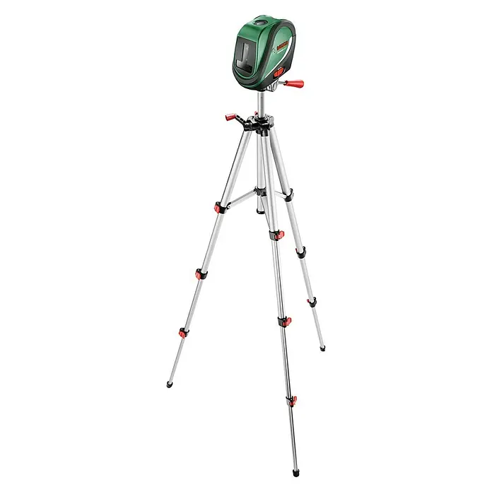 Bosch Kreuzlinienlaser Universal Level 2 - Max. Arbeitsbereich: 10 m, Mit Stativ - Linke Seitenansicht