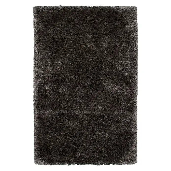 Kayoom Hochflorteppich Macas - Graphit, 290 x 200 cm, 100 % Polyester - Ansicht von oben