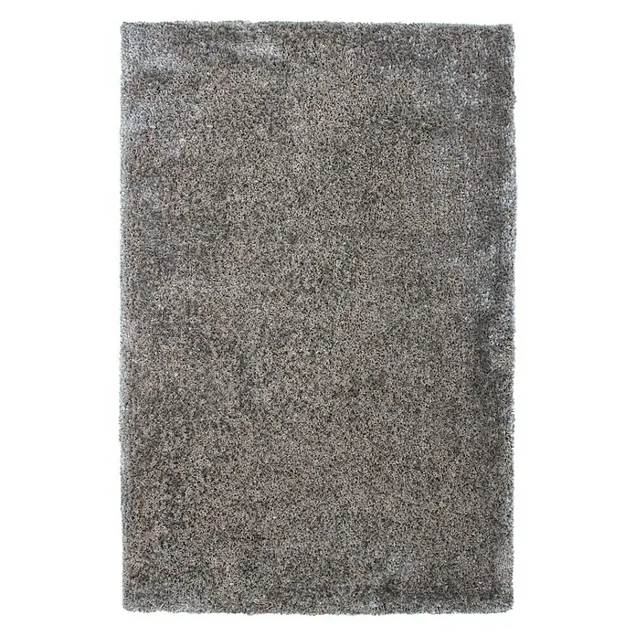 Kayoom Hochflorteppich Macas - Silber, 290 x 200 cm, 100 % Polyester - Ansicht von oben