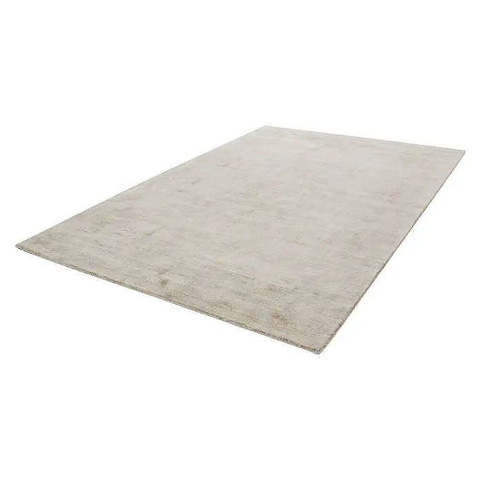 Kayoom Kurzflorteppich Luxury - Elfenbein/Taupe, 170 x 120 cm, 100 % Viskose