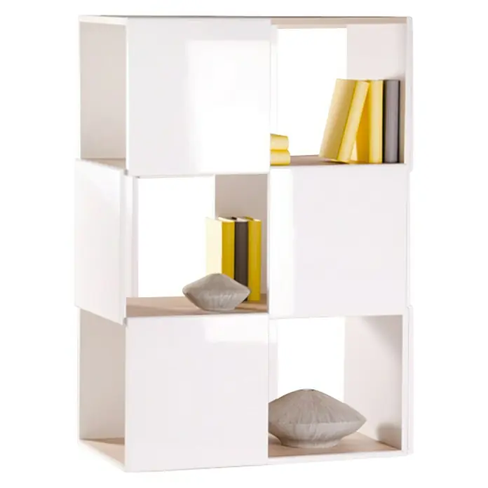 Phönix Regal Matrix - L x B x H: 37,3 x 71,6 x 108,9 cm, Eiche Sägerau, Traglast: 10 kg/Boden - Anwendungsbeispiel
