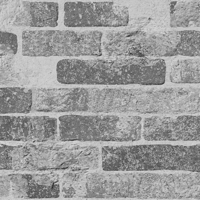 Verblendstein Pompeya Jet - 33,3 x 66,6 cm, Grau, Steinoptik - Vorderansicht