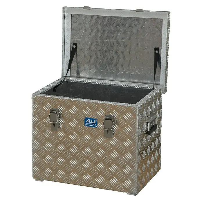 Alutec München Aufbewahrungs- & Transportbox R70 - 522 x 375 x 420 mm, 70 l - Vorderansicht