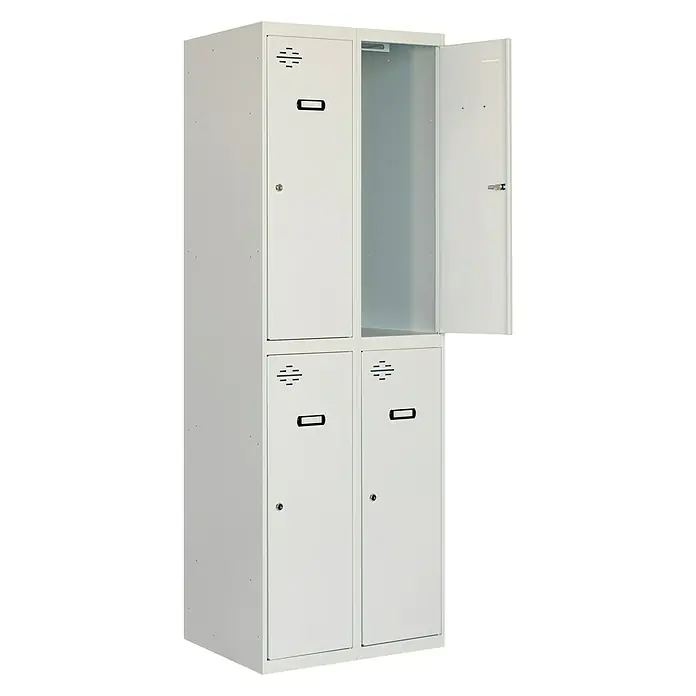 Simonrack Simonlocker Taquilla Prof. Tandem - L x An x Al: 50 x 60 x 180 cm, Número de puertas: 4 ud., Gris