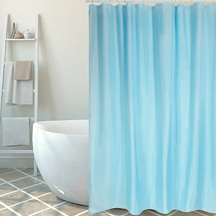 Venus Cortina de baño textil - An x Al: 180 x 200 cm, Azul