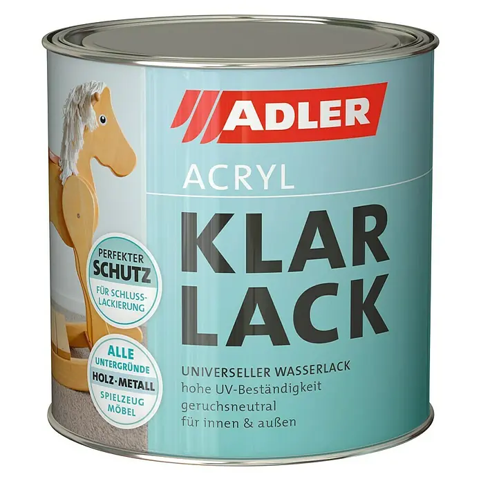Adler Klarlack - Farblos, 375 ml, Matt