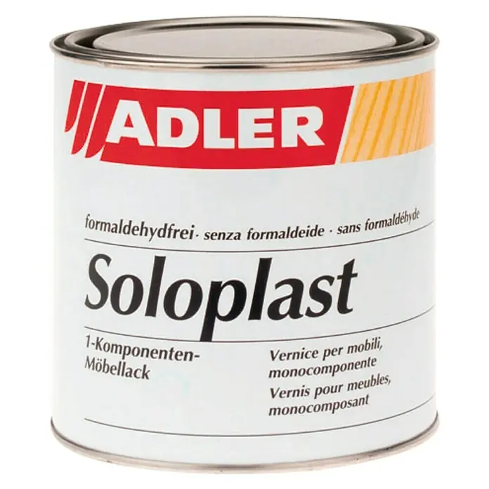 Adler Klarlack Soloplast - Farblos, 750 ml, Glänzend