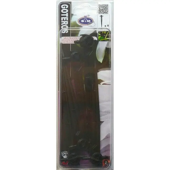 Gotero lineal autocompensado con estaca intermedio - 5 ud., 4 l/h