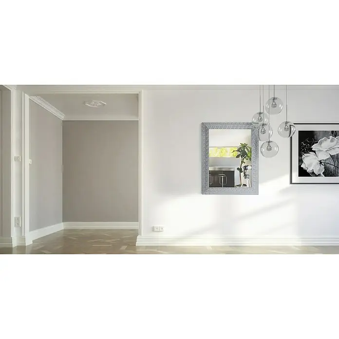 Rahmenspiegel Rosi - 55 x 70 cm, Silber - Stimmungsaufnahme