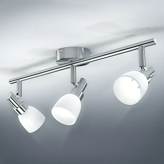 Ledvance Regleta LED 827 - 6 W, L x An x Al: 46,5 x 8 x 16 cm, Blanco/Plateado, Blanco cálido - Vista de perfil izquierdo