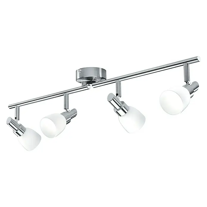 Ledvance LED-Deckenstrahler 827 - 8 W, L x B x H: 67,5 x 8 x 17 cm, Weiß/Silber, Warmweiß - Linke Seitenansicht