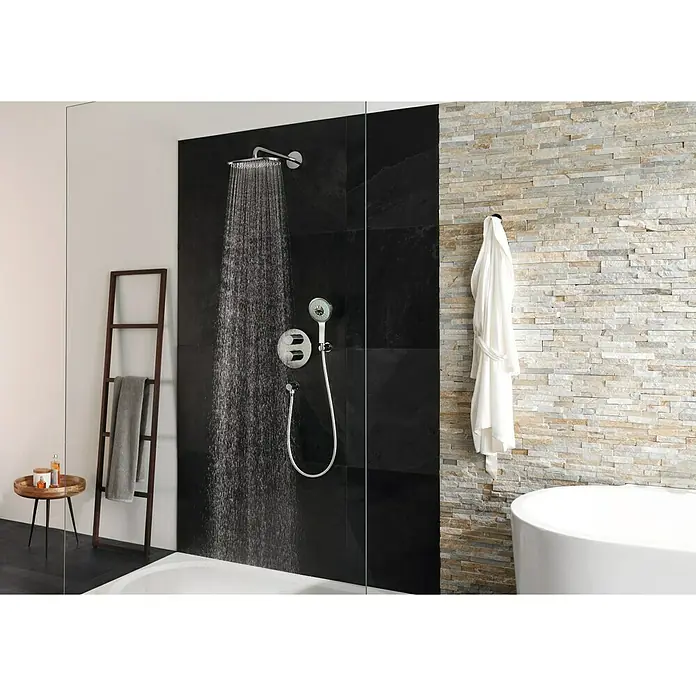 Grohe Brausearm Rainshower - Länge: 38 cm, ½″, Gebogen