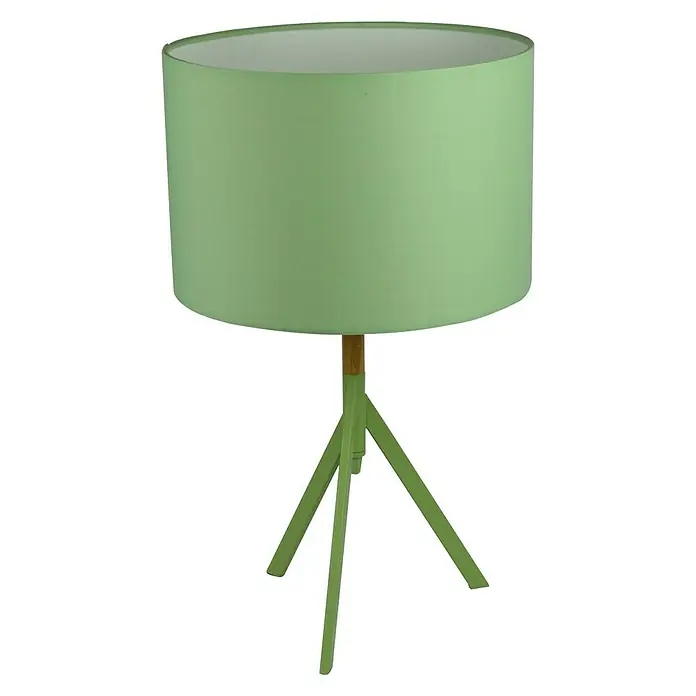 Tween Light Okrugla stolna svjetiljka Lova - 60 W, Ø x V: 300 mm x 49 cm, Zelene boje - Pogled sprijeda