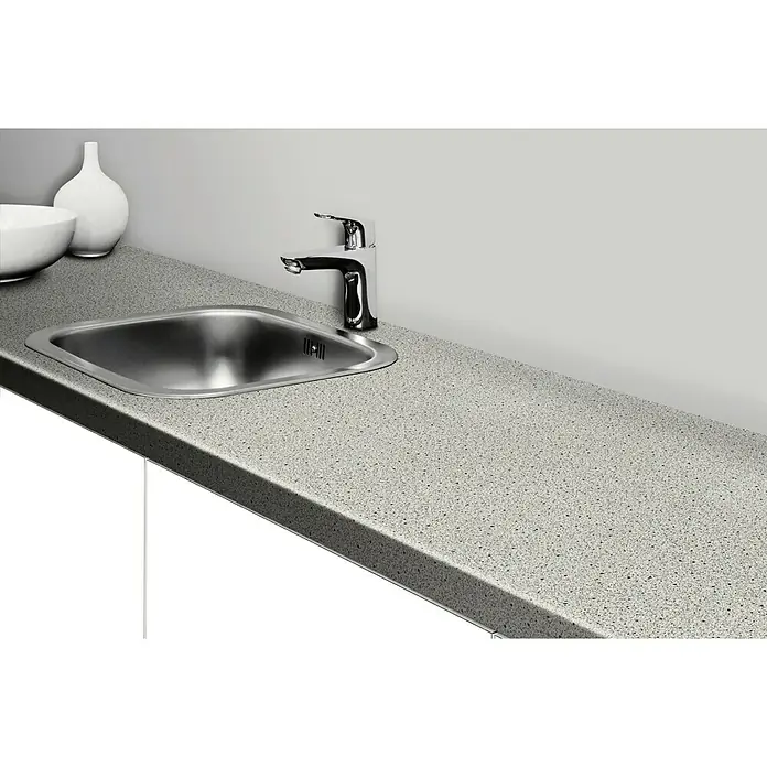 Resopal Küchenarbeitsplatte nach Maß - Grey Granit, Max. Zuschnittsmaß: 305 cm, Breite: 60 cm, Stärke: 3,8 cm