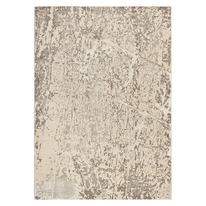 Alfombra Himalaya - Platino/Beige, 230 x 160 cm, Lana