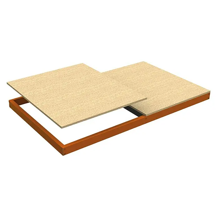 Simonrack Simonforte Estante adicional Chipboard - L x An: 180 x 60 cm, Naranja