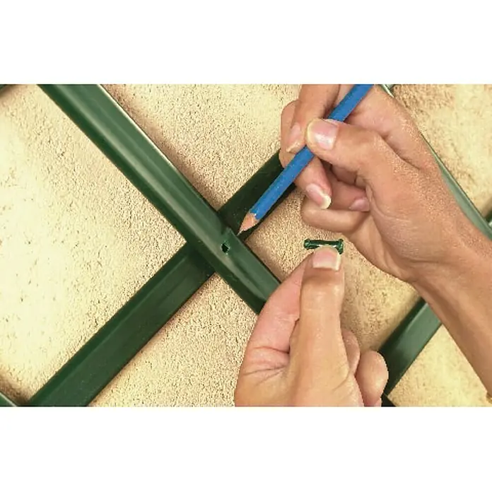 Nortene Espaldera semirredonda Trelliflex - An x Al: 0,5 x 1,5 m, Extensible, Verde