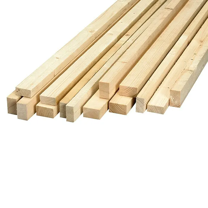 Konstruktionsholz - L x B x S: 4 m x 4,8 cm x 2,8 cm, Fichte/Tanne, Unbehandelt, Sägerau
