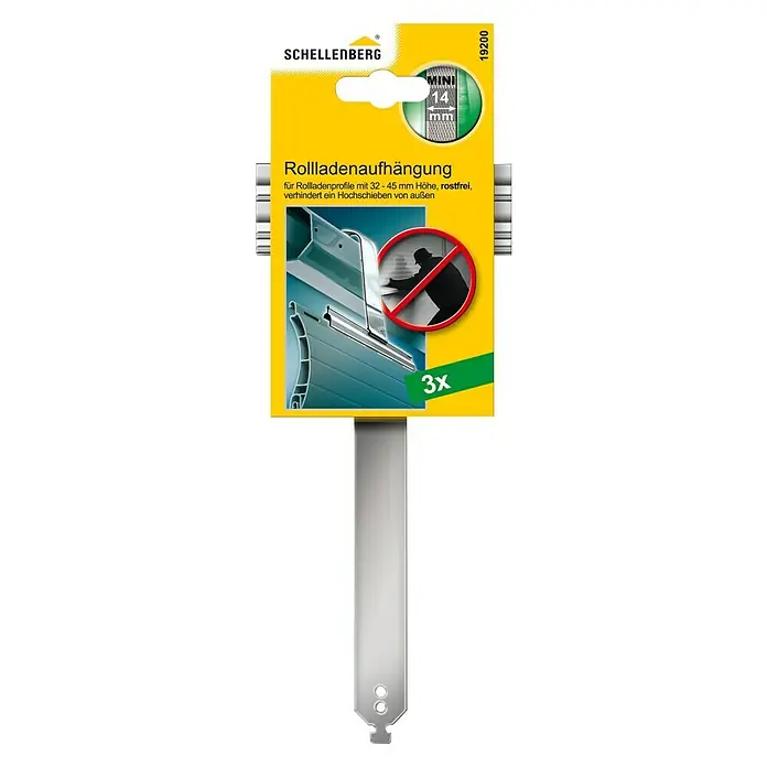 Schellenberg Rollladenaufhängung Mini - Gurtbreite: 14 mm - Vorderansicht