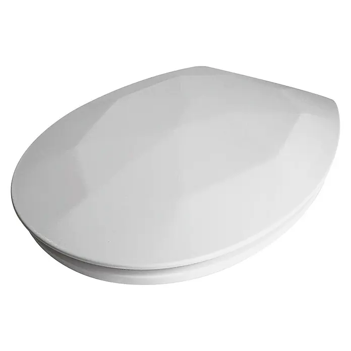 Poseidon WC-Sitz Brillant - Mit Absenkautomatik, Holz, Abnehmbar, Weiß