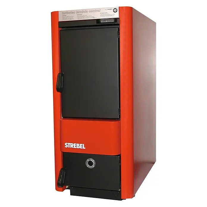 Strebel Holzvergaserkessel Turbotec Lambda Control Easy - 25 kW, Fassungsvermögen: 115 l