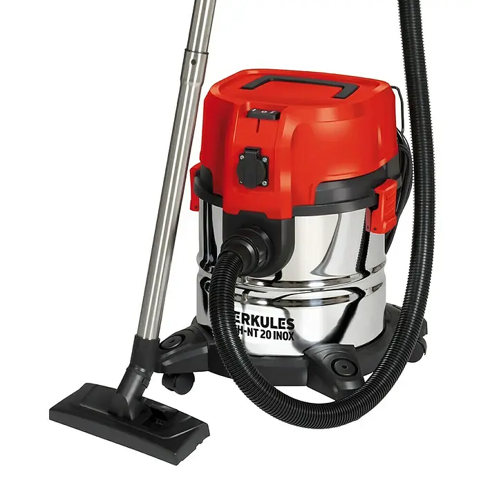 Herkules Alleszuiger H-NT 20 Inox - 800 W, 20 l, Materiaal omhulsel: Roestvrij staal - Vooraanzicht