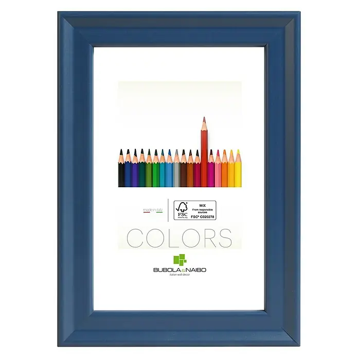 Marco de fotos Colors - Azul, 40 x 50 cm, Madera