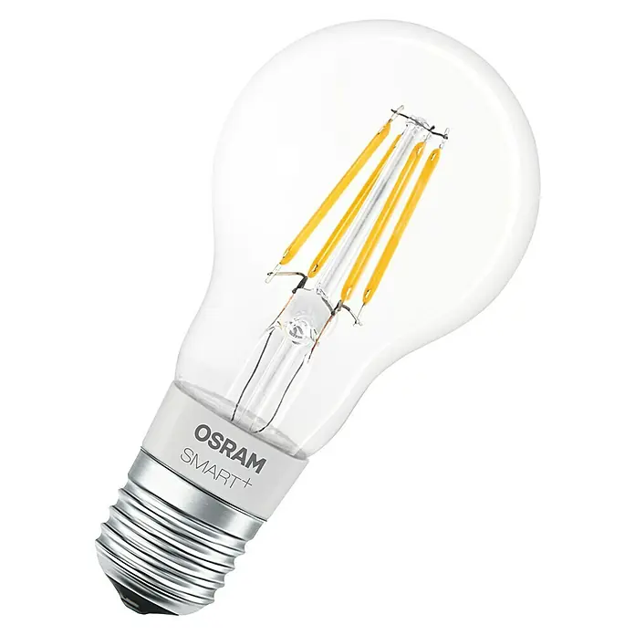 Ledvance LED-Leuchtmittel A 60 Filament - 5,5 W, E27, Transparent, Birnenform
