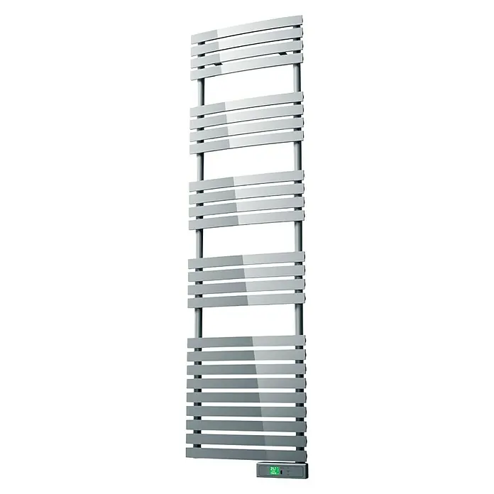 Rointe Radiador toallero eléctrico Delta - An x Al: 50 x 179,7 cm, 600 W, Cromo, Display LC