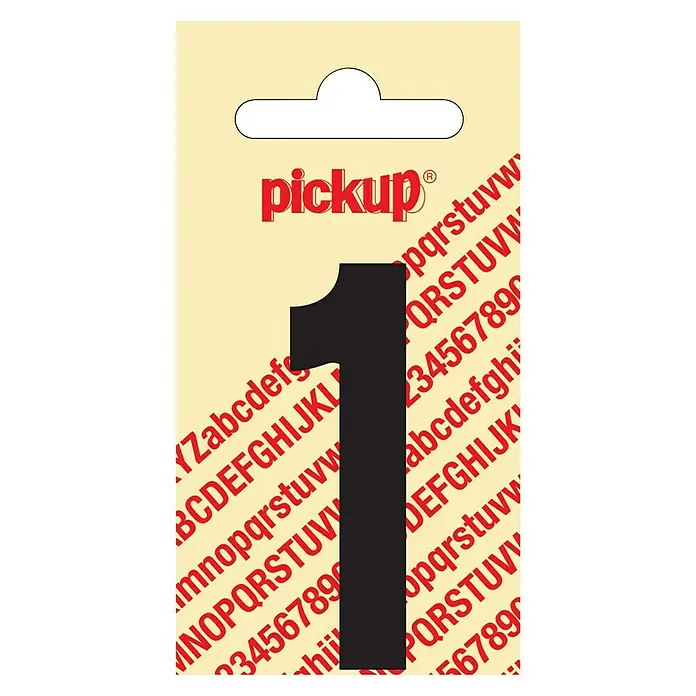 Pickup Naljepnica - Motiv: 1, Crne boje, Visina: 60 mm