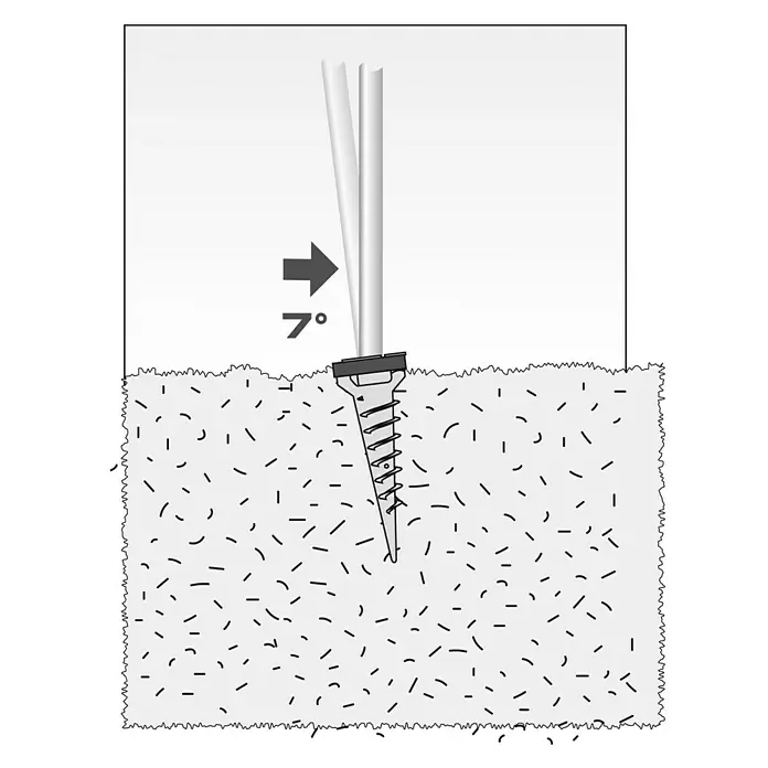 Blome Einschraubbodenhülse CentroFix - Höhe: 44 cm, Geeignet für: Standrohre mit Ø 40/50/55 mm - Anwendungsbeispiel