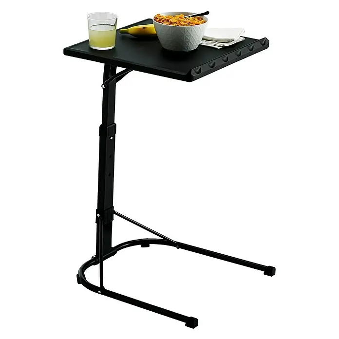 Mesa plegable Multitable - L x An x Al: 43 x 49 x 73 cm, Negro