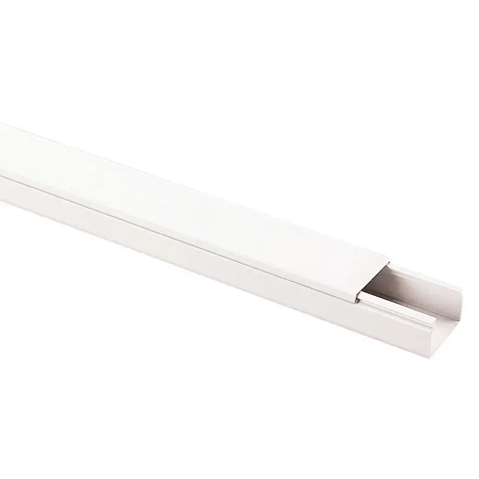 Canaleta mini autoadhesiva - Blanco, 2 m x 15 mm x 10 mm