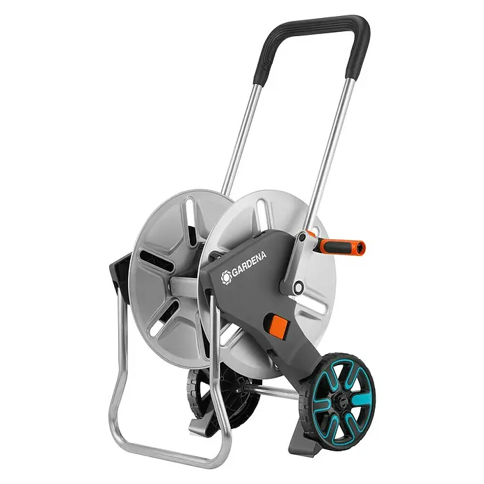 Gardena Kolica za vrtno crijevo CleverRoll M Metall - Plastika/metal, Kapacitet crijeva: 60 m, 13 mm (½″) - Pogled s lijeve strane