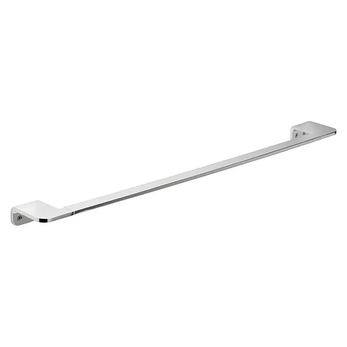 Tatay Flat Toallero - Ancho: 60 cm, Pegar o atornillar, Brillante