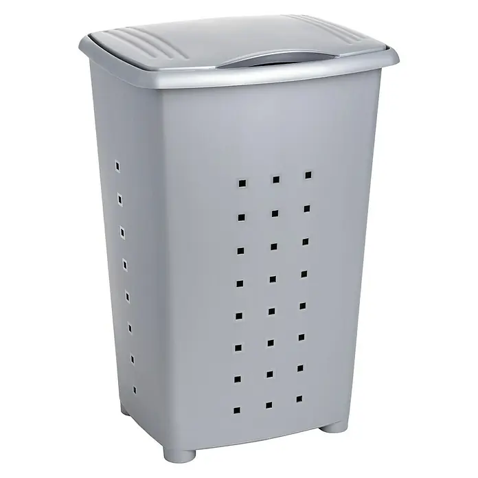 Tatay Cubo para la ropa Millenium - 60 l, Gris, Plástico