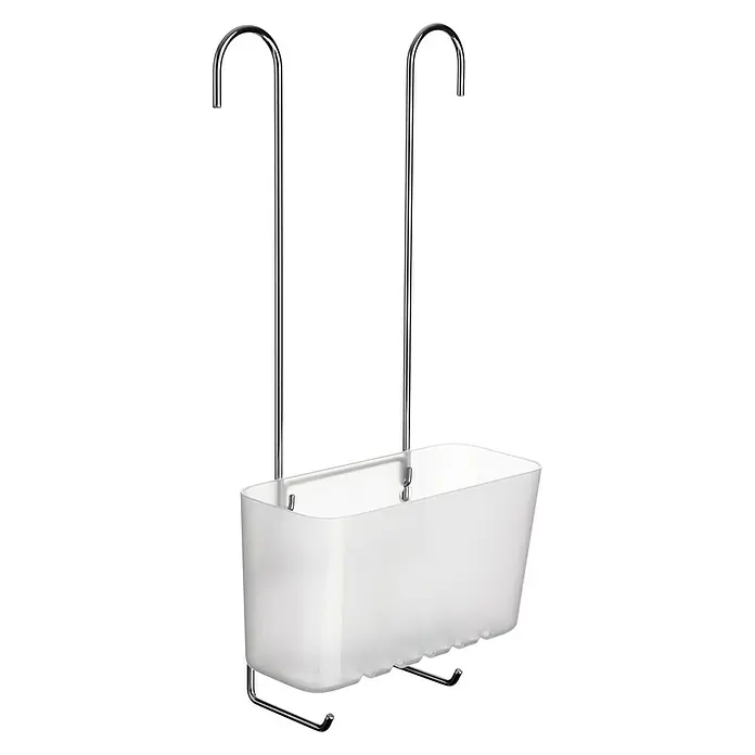 Tatay Standard Cesta de baño - 11 x 20,5 x 41,5 cm, Transparente