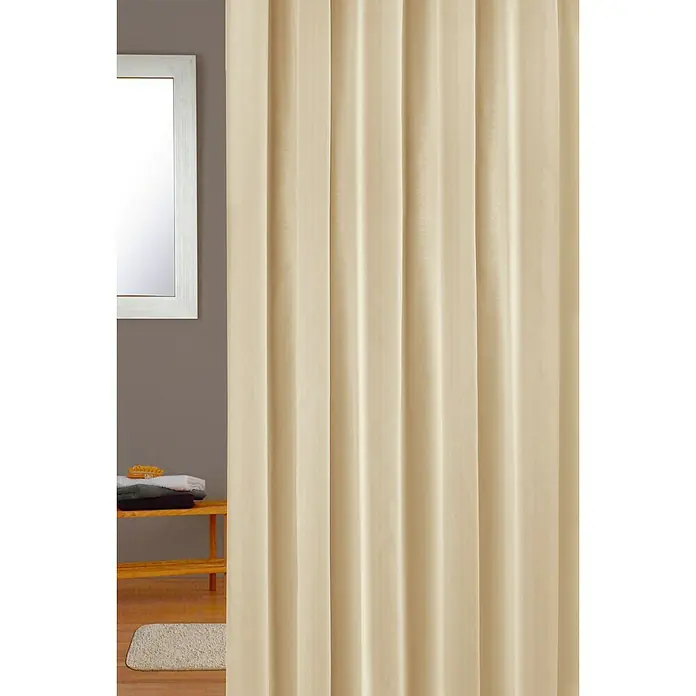 Venus Cortina de baño textil - An x Al: 180 x 200 cm, Beige
